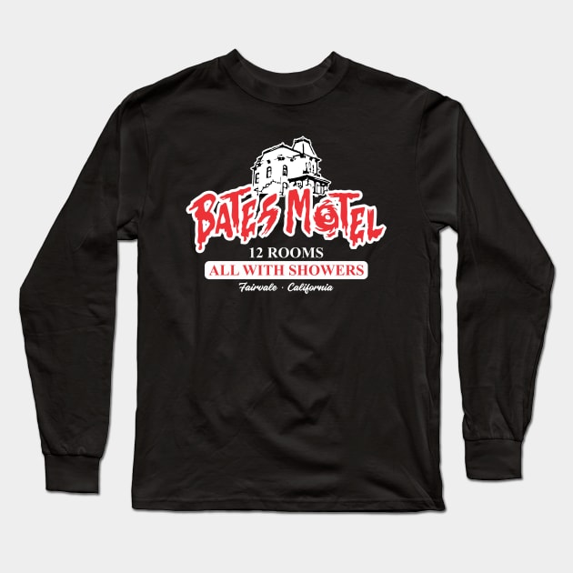 Bates Motels Long Sleeve T-Shirt by WiZ Collections